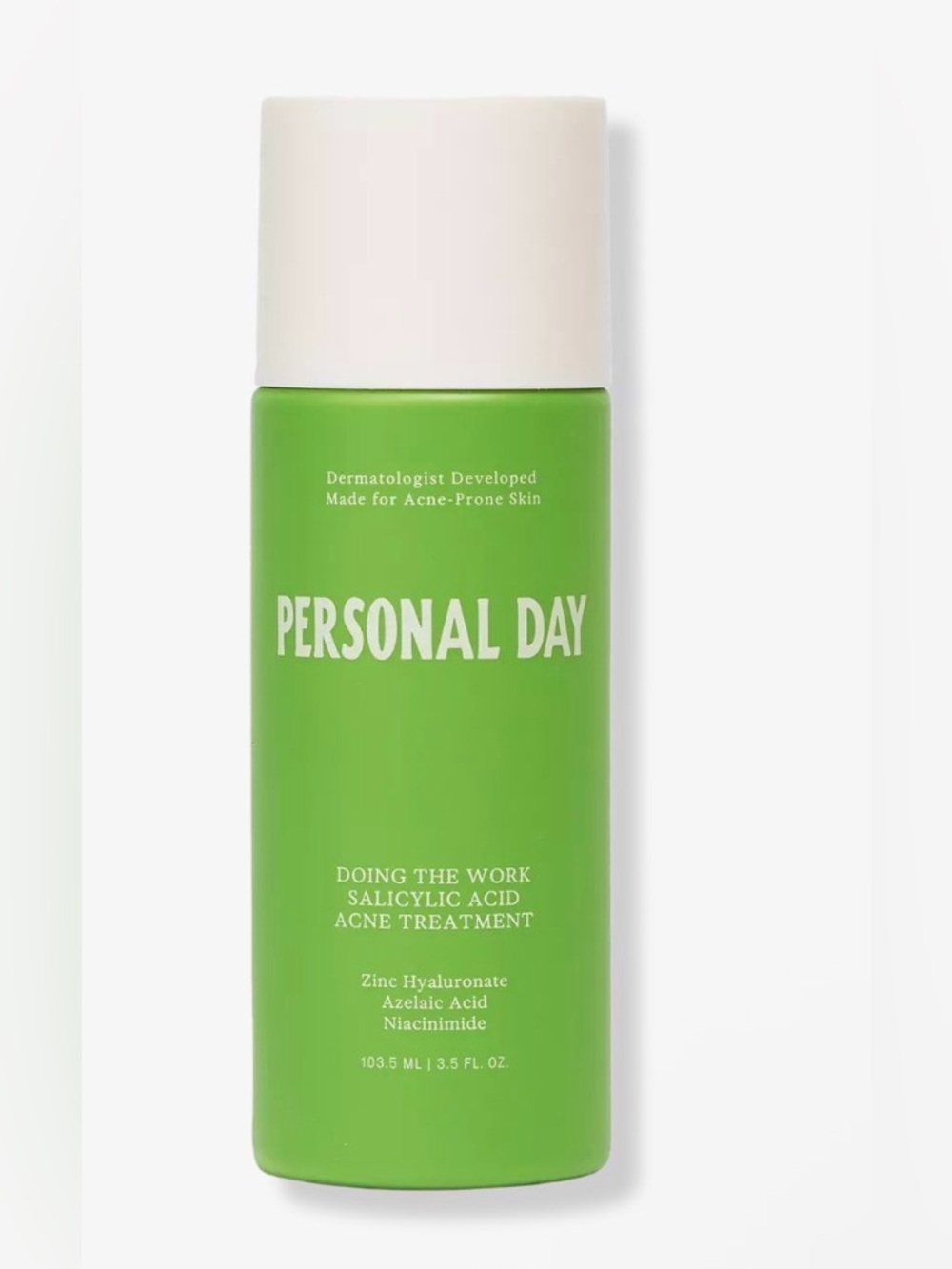Personal Day doing the work, salicylic acid, acne treatment